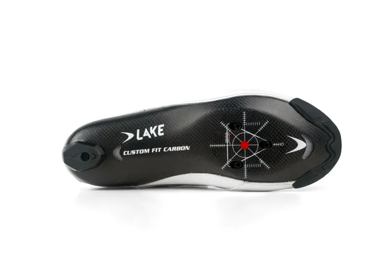 Lake CX400 Cycling Shoes in White/Black-4