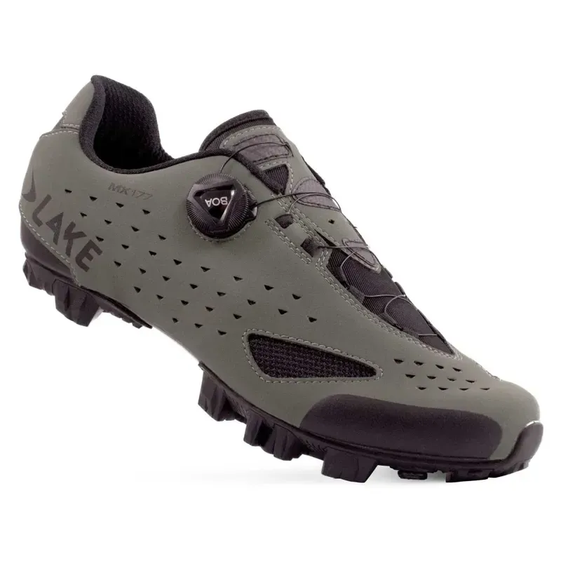 Lake MX177 BOA MTB Shoes in Beetle Green