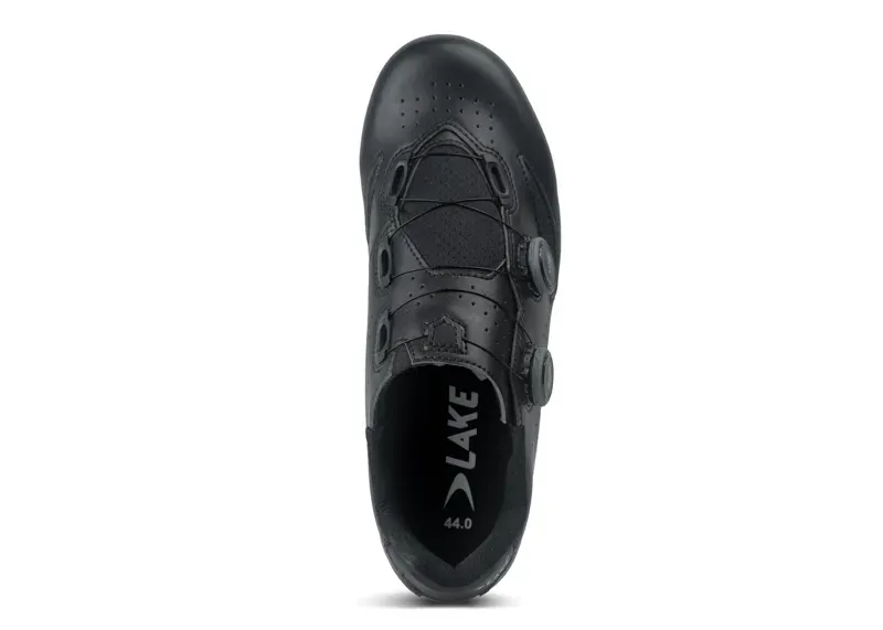 Lake CX190 Cycling Shoes in Black/Silver-3