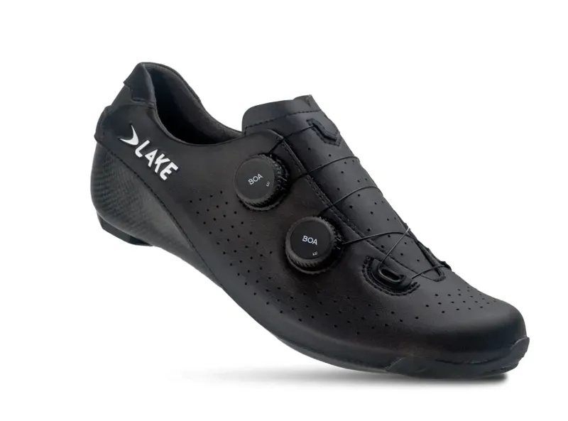 Lake CX400 Cycling Shoes in Black/White-1