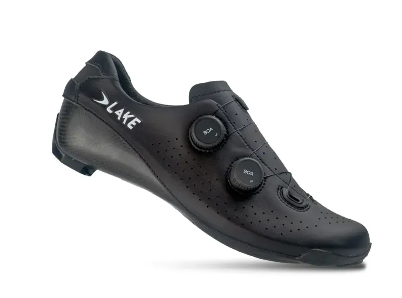 Lake CX400 Cycling Shoes in Black/White