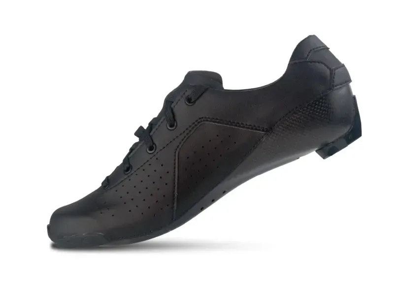 Lake CX400L-X Wide Cycling Shoes in Black/White-2