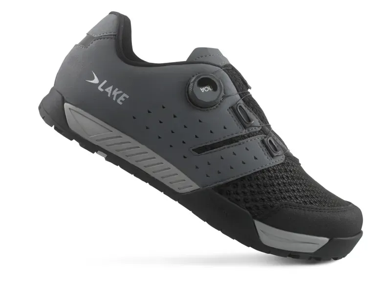 Lake MX201 Off-Road Cycling Shoes in Grey/Black