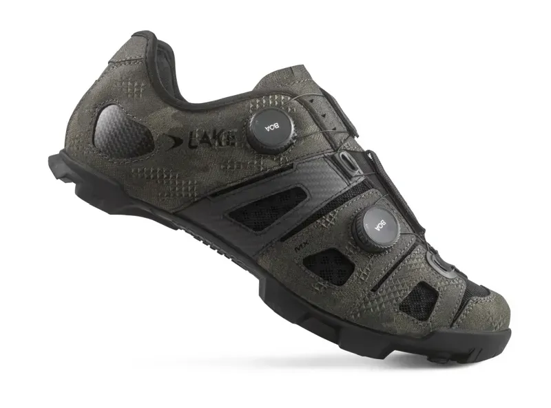 Lake MX242 Mountain Bike Shoes in Helcor Bio Camo