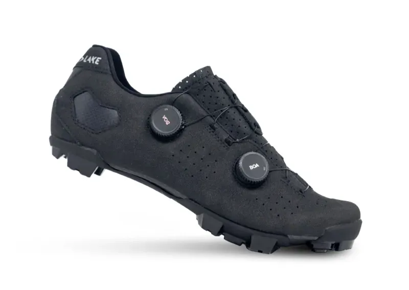 Lake MX333 Mountain Bike Shoes in Black/Silver