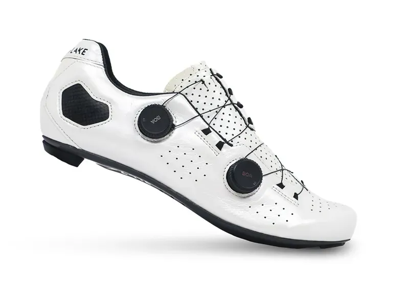 Lake CX333-W Women's Road Cycling Shoes in White/Black