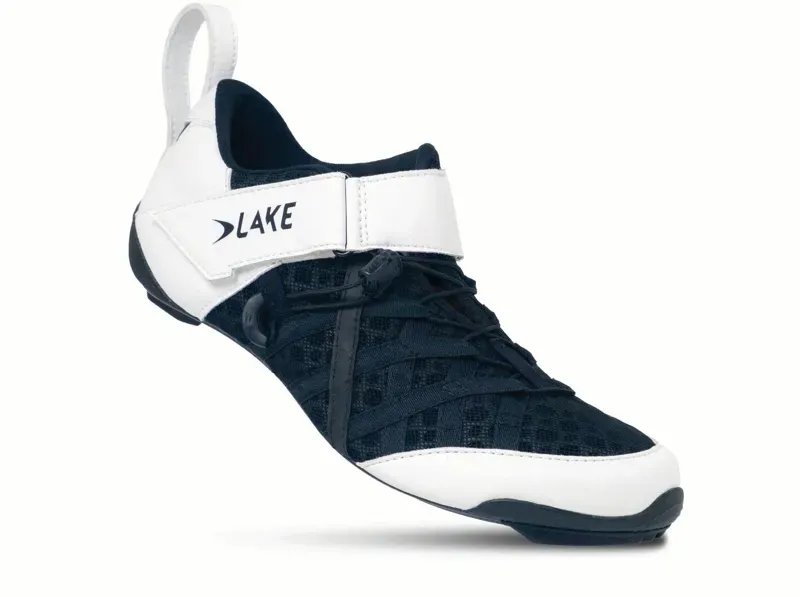 Lake TX224 Triathlon Race Shoes in White/Black-1